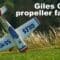 Giles G-202 | propeller failure and emergency landing | 4K | Letovice 2021